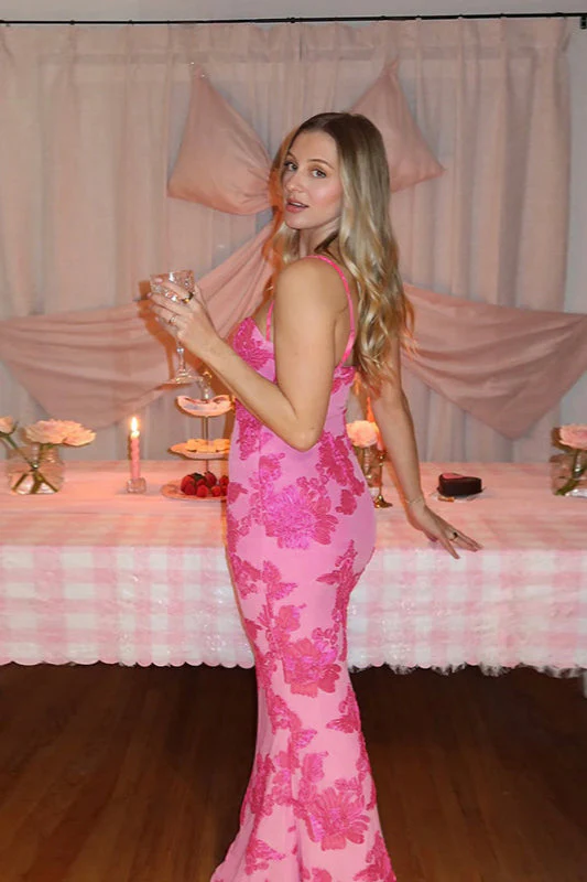 Cami Waist Cinched Floral Bodycon Maxi Dress - Image 2