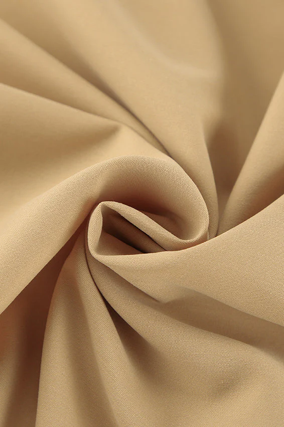Vintage Solid Color Pleated Midi Skirt - Image 5