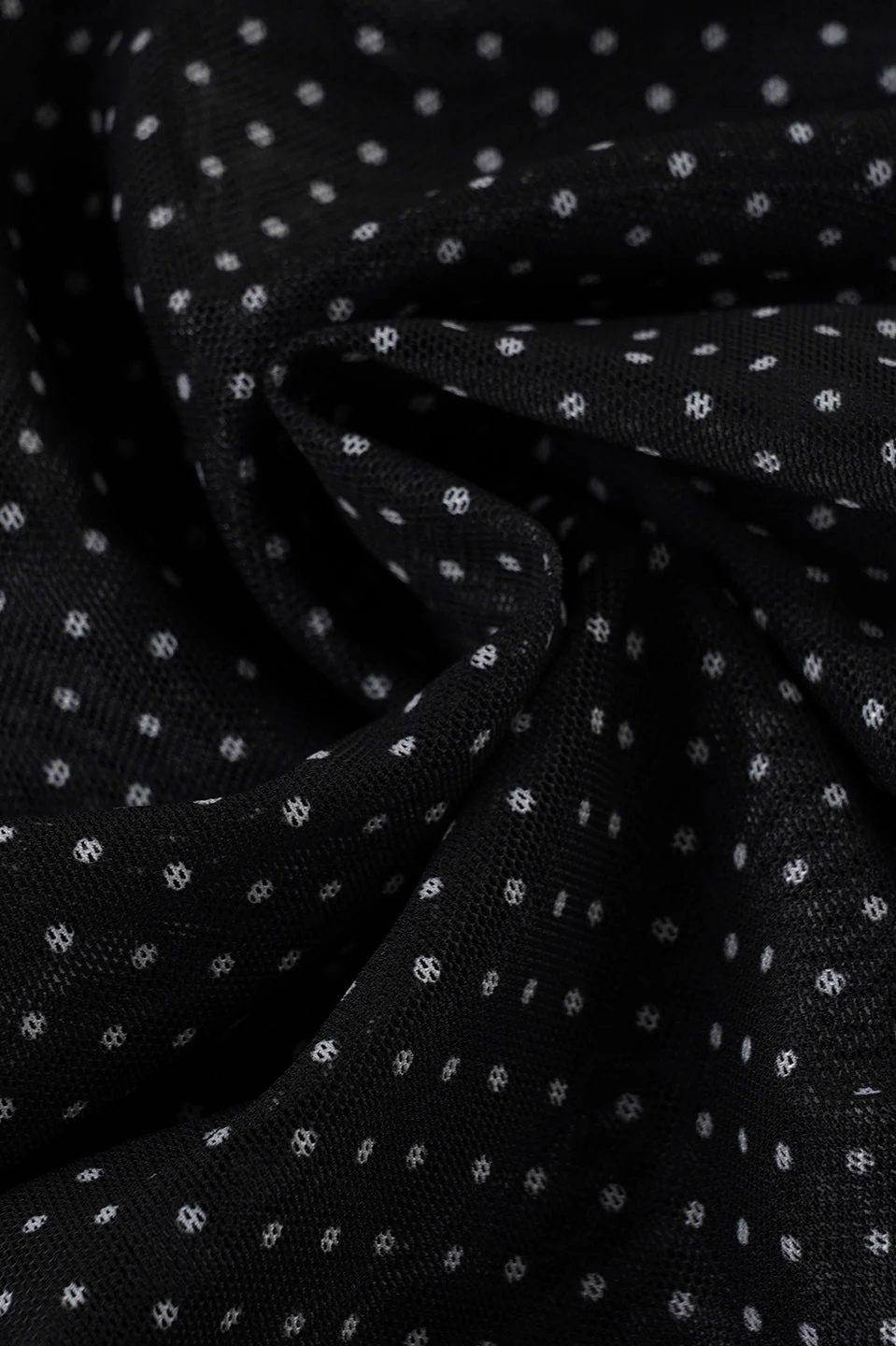 Retro Polka Dot Tie Mini Skirt - Image 5