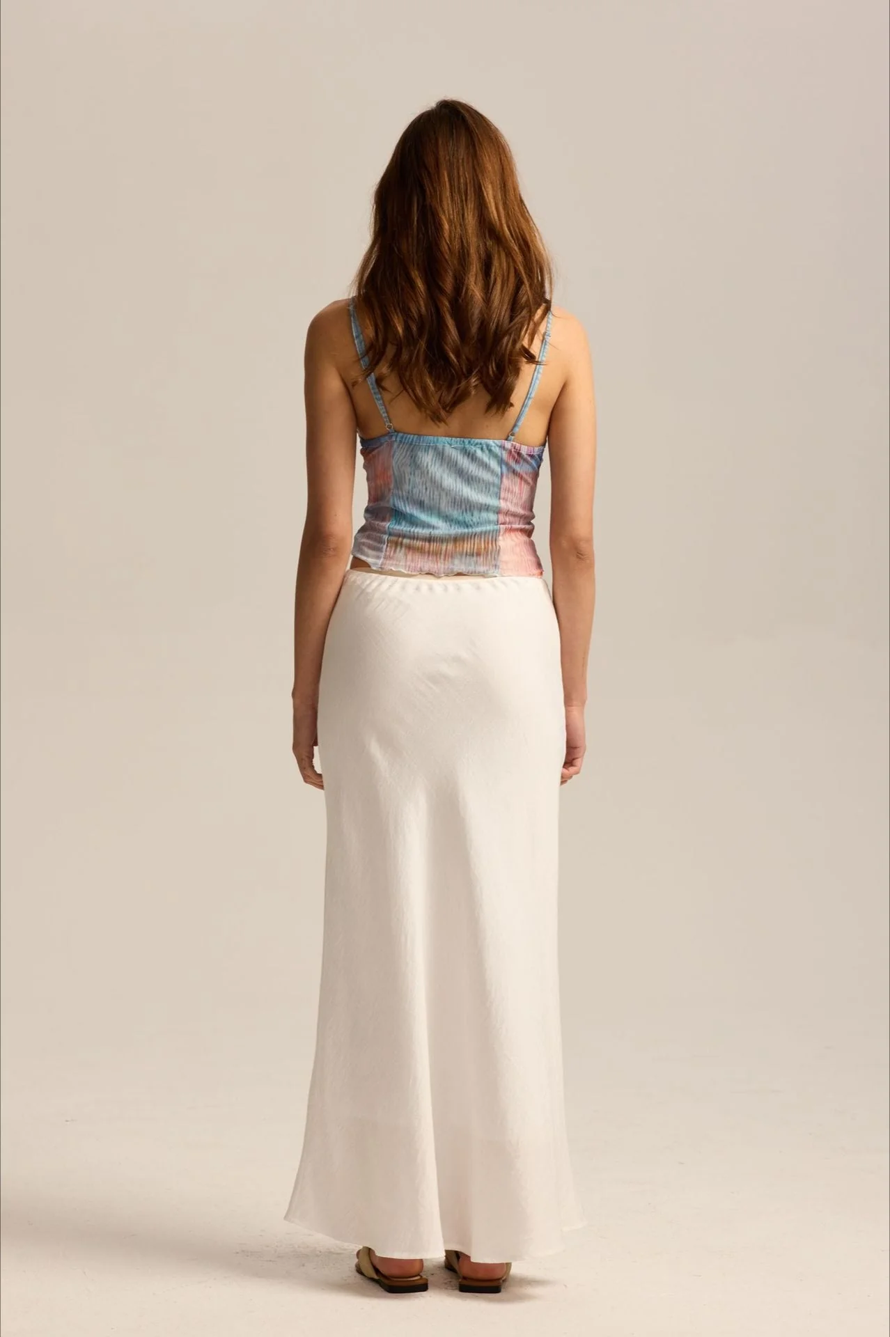 Drawstring High Waist Bodycon Midi Skirt - Image 6