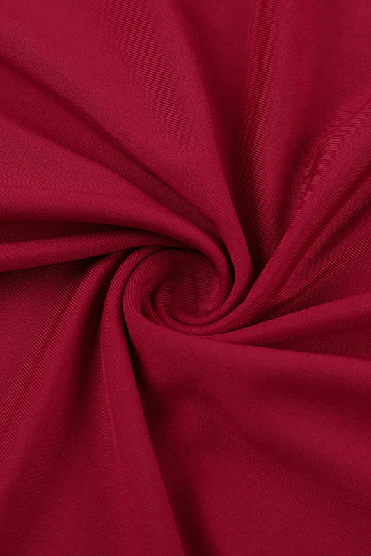 Solid Color Halter V-Neck Backless Maxi Dress - Image 5