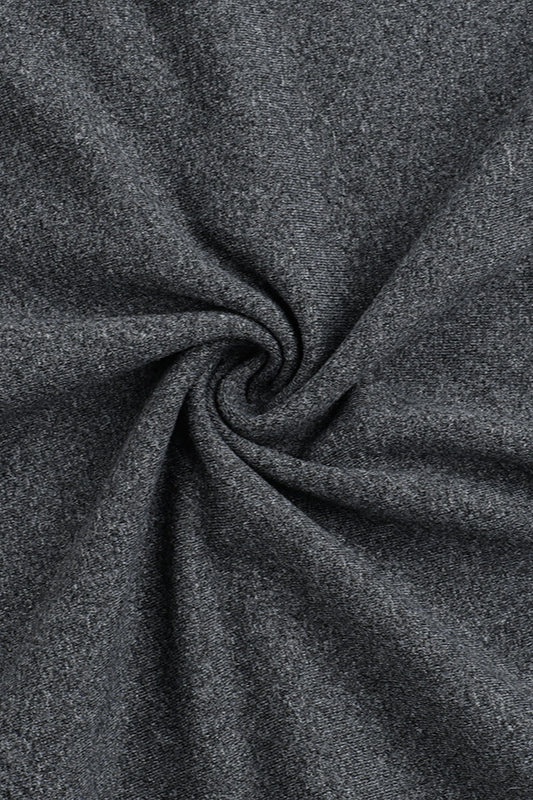 Fitted Round Neck Long Sleeve Maxi Dress - Image 7