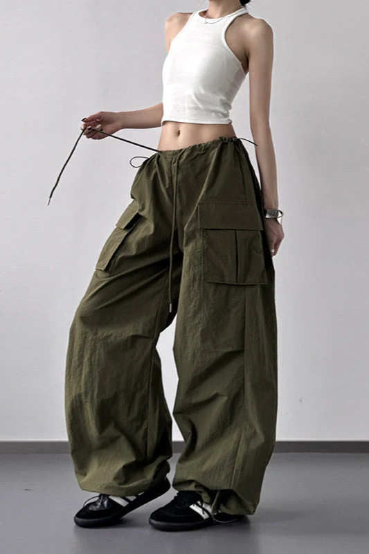 American Style Print Loose Fit Cargo Pant - Image 3