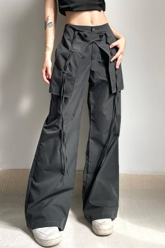 Loose Fit Drawstring Cargo Pant - Image 2