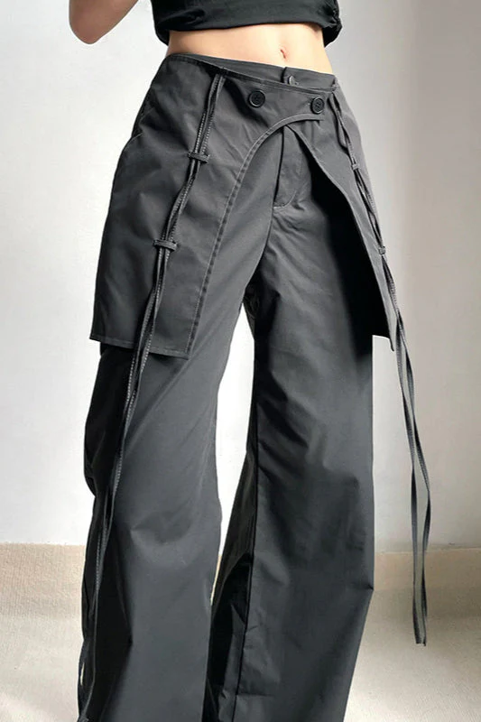 Loose Fit Drawstring Cargo Pant - Image 3
