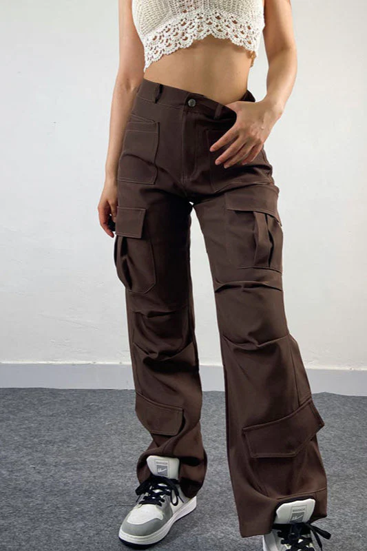 Vintage American Loose Fit Multi-Pocket Cargo Pant - Image 2