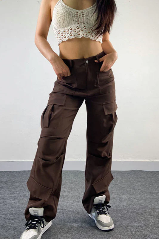 Vintage American Loose Fit Multi-Pocket Cargo Pant - Image 3