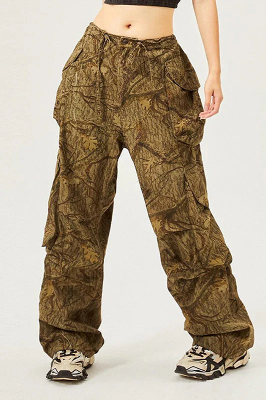 Vintage American Style Loose Fit Street Cargo Pant - Image 3