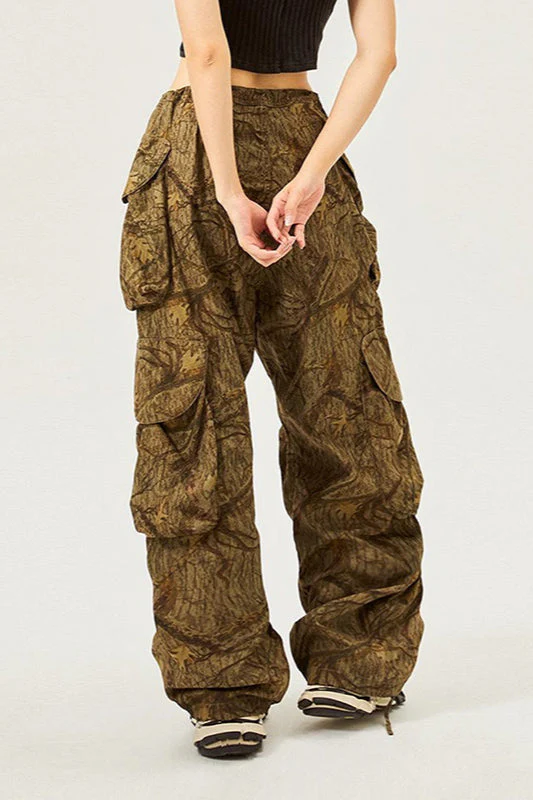 Vintage American Style Loose Fit Street Cargo Pant - Image 4