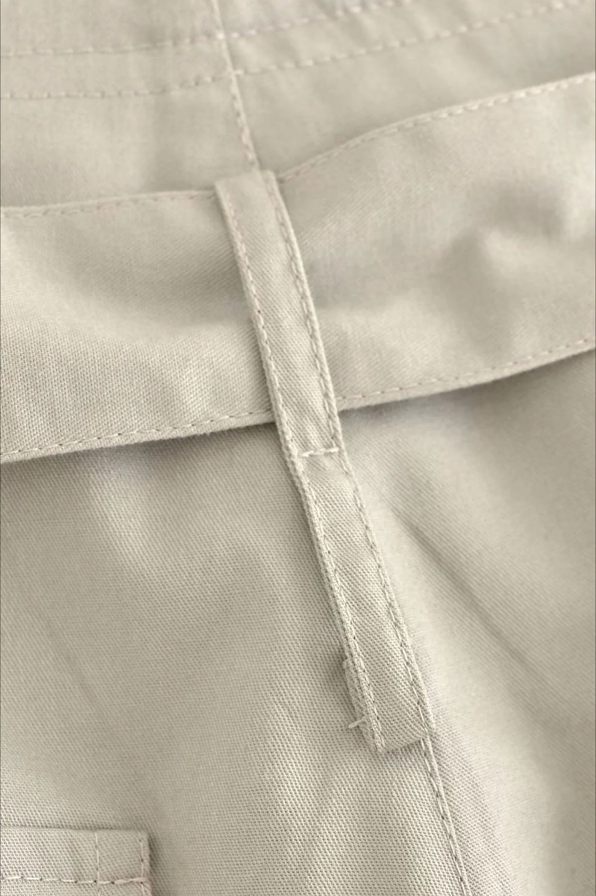 High Waist Belted Wide Leg Cargo Pant - Image 4