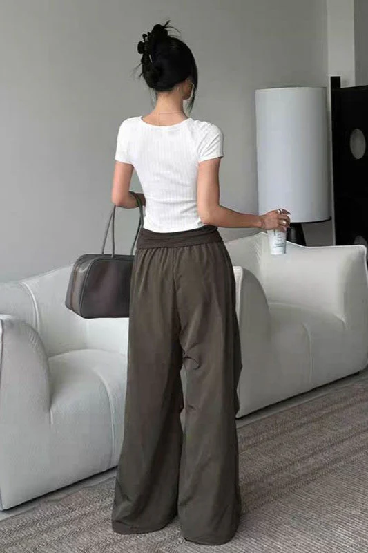 Y2K Retro Cuffed Button Cargo Pant - Image 5
