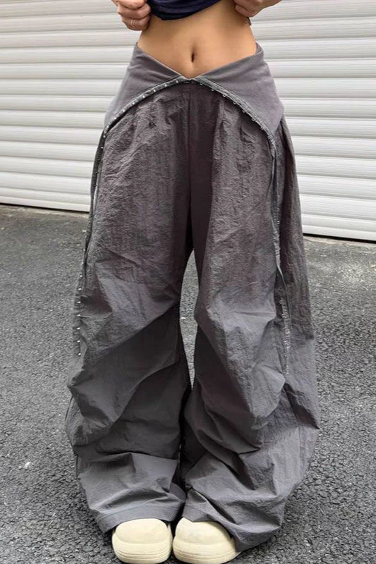 Retro Jazz Dance Loose Fit Cargo Pant - Image 4