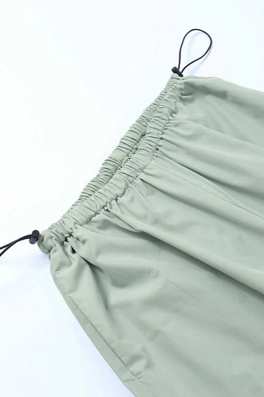 Drawstring Waist Loose Fit Cargo Pant - Image 4