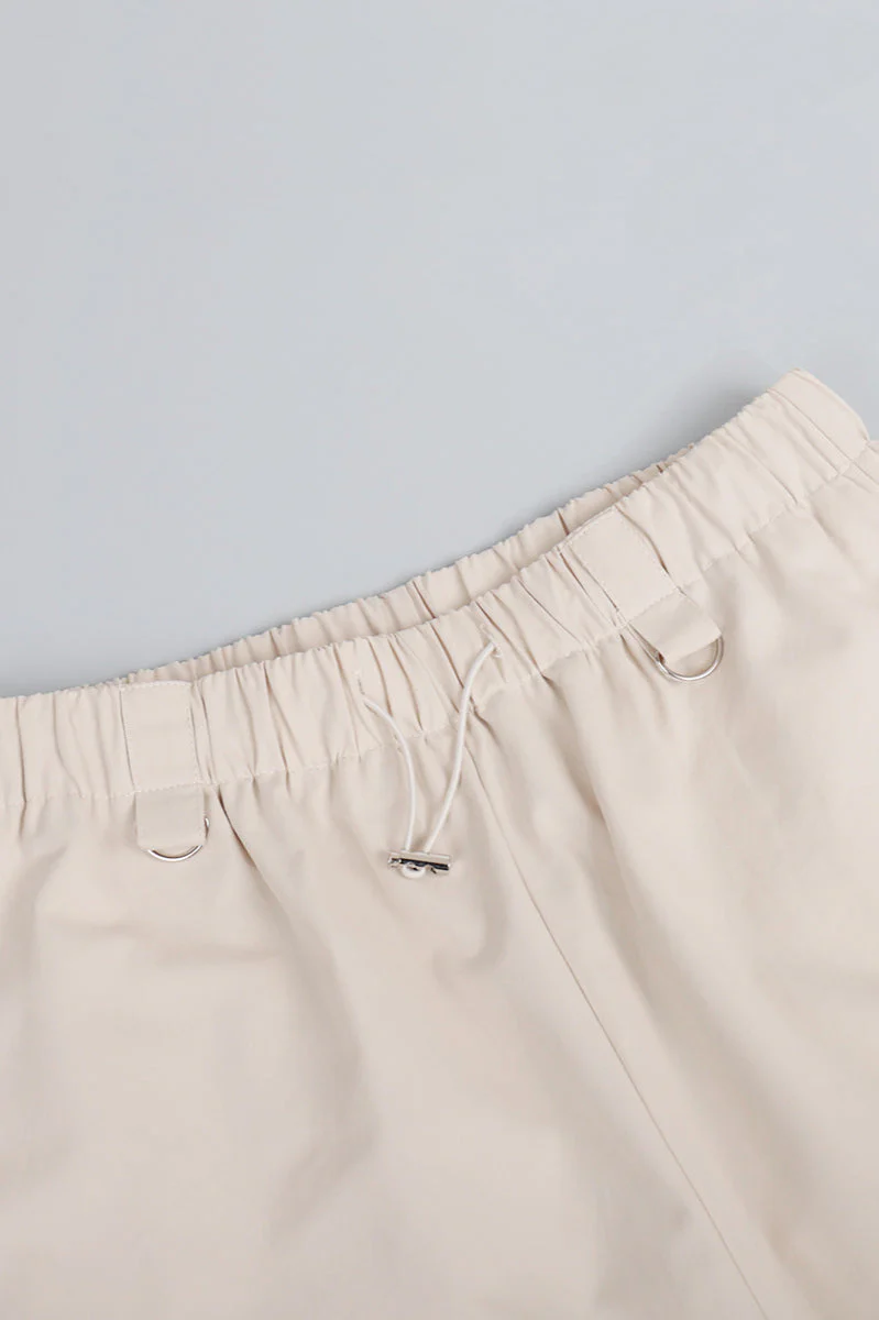 Drawstring Wide Leg Cargo Pant - Image 3