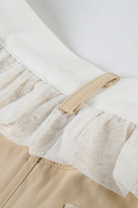 Lace-Panel Loose-Fit Cargo Pant - Image 5