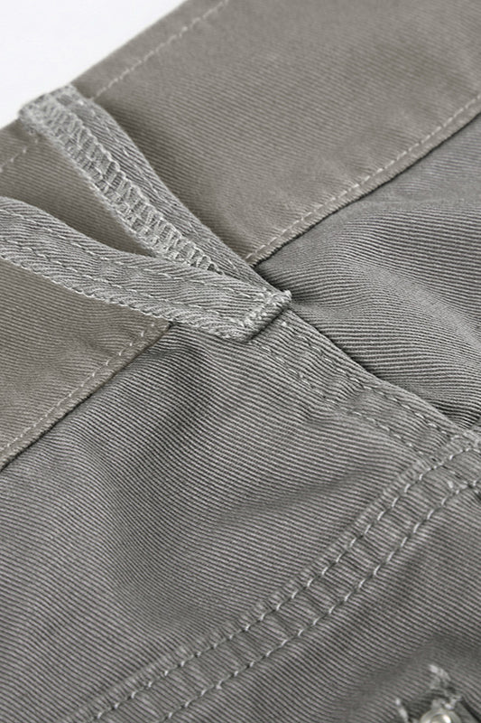 Vintage Gray Loose-Fit Cargo Pant - Image 4