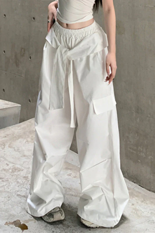 Street Style Drawstring Cargo Pant - Image 2