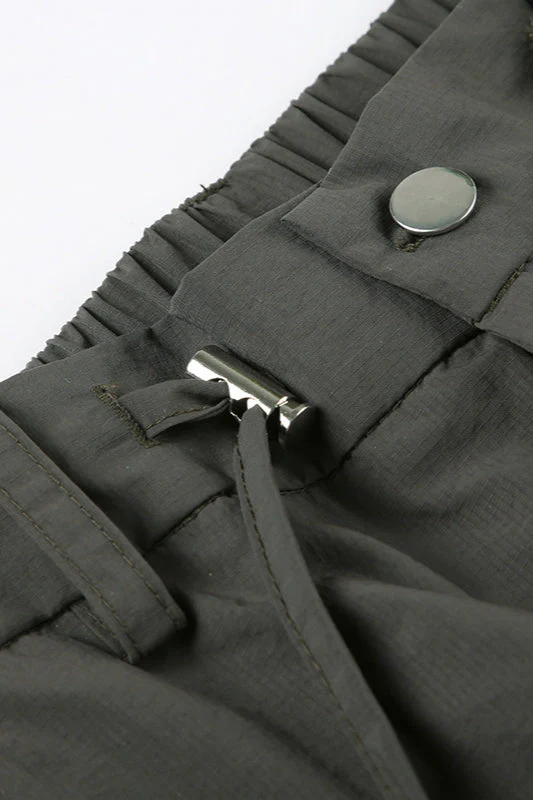 Military Green High-Waisted Cargo Pant - Image 5