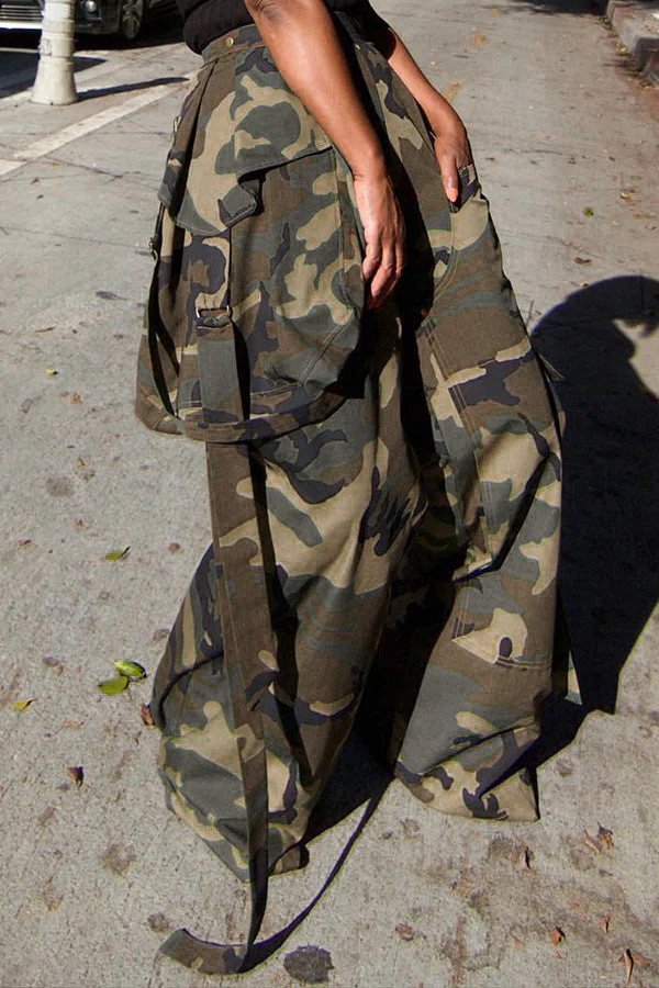Casual Camo Multi-Pocket Cargo Pant - Image 3