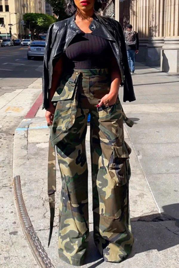 Casual Camo Multi-Pocket Cargo Pant - Image 4