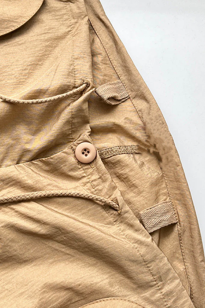 Summer Loose Fit Drawstring Parachute Cargo Pant - Image 5