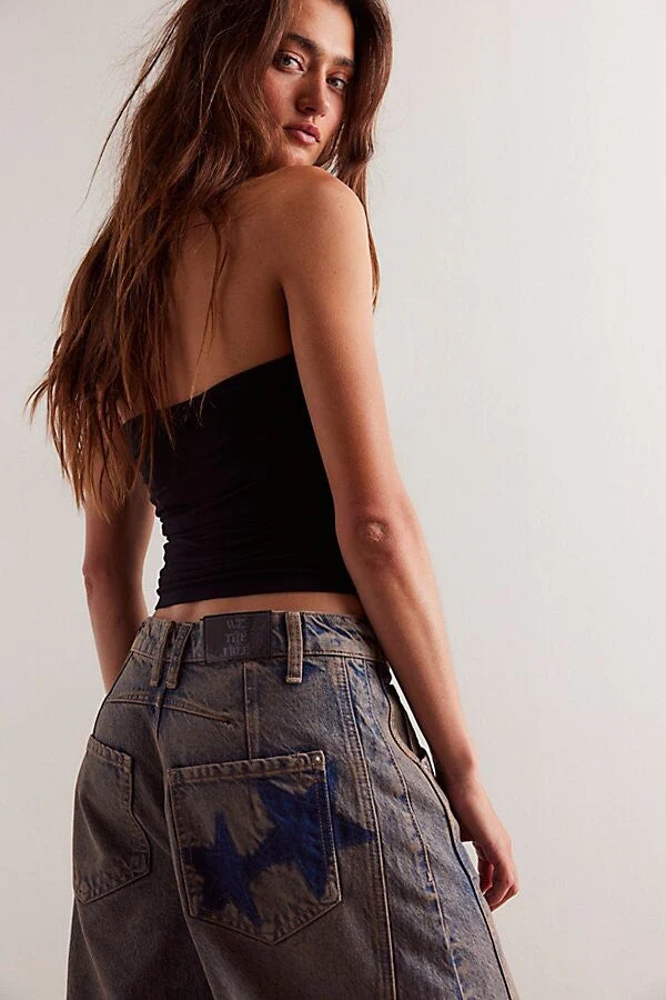 Mid Rise Loose Fit Barrel Jean - Image 4