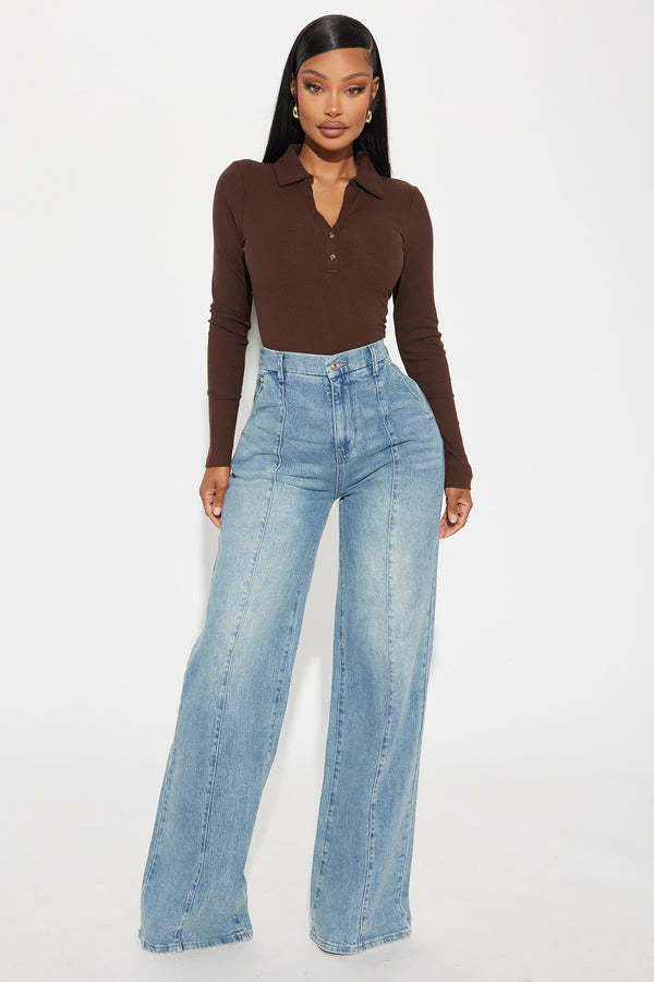 Loose Fit Washed Straight Jean - Image 3