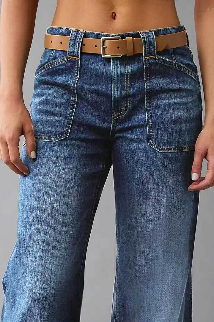 High Waist Vintage Straight Jean - Image 3