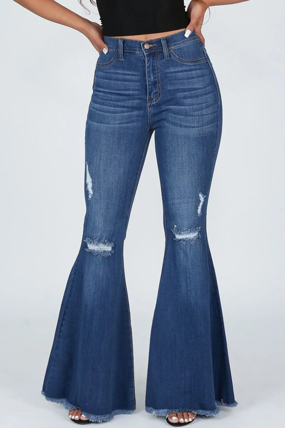 Mid Rise Vintage Flare Jean - Image 4