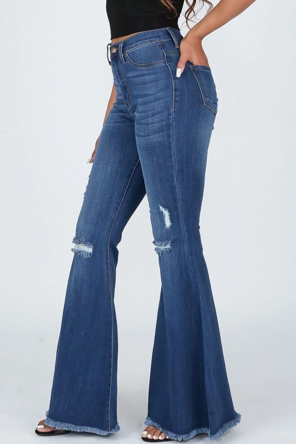 Mid Rise Vintage Flare Jean - Image 5