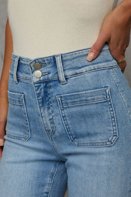 High Waist Slimming Wide Leg Jean - Image 3