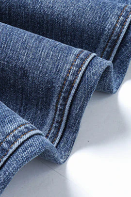Ripped Raw Hem High Waist Jean - Image 4