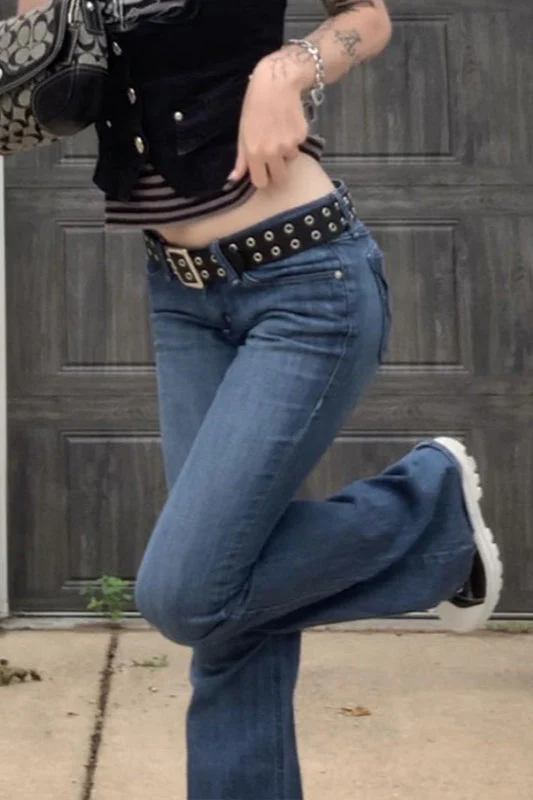 Elegant Women’s Flared Jean - Image 2