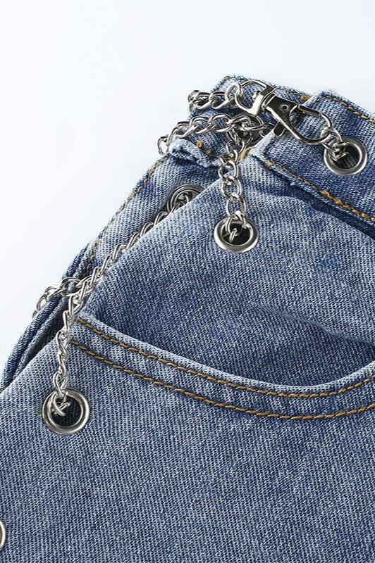 Slim Fit High Waist Straight Jean - Image 5