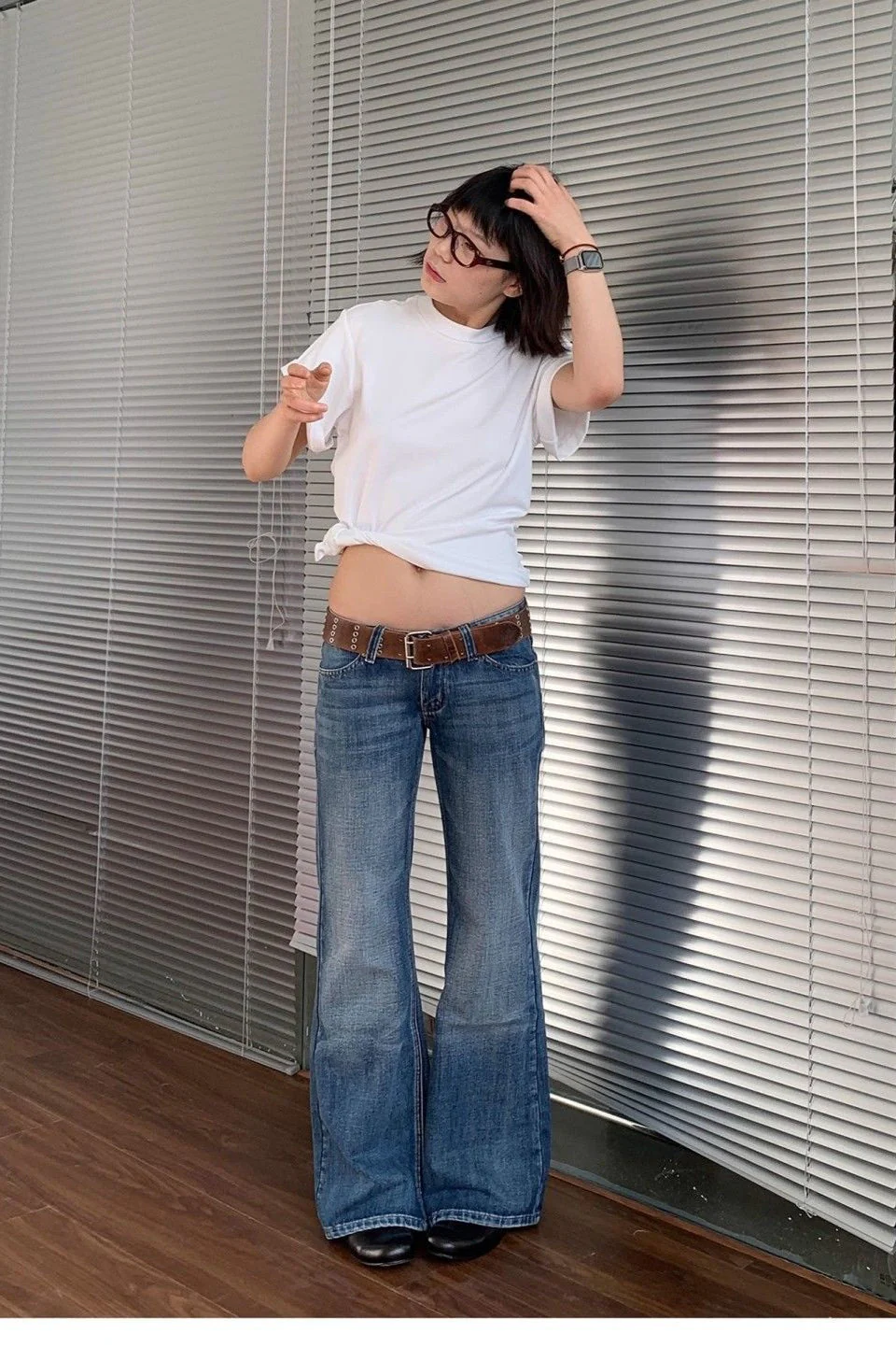 Low Rise Vintage Flare Jean - Image 2