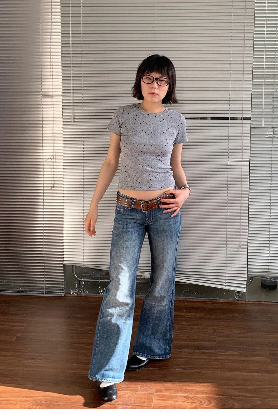 Low Rise Vintage Flare Jean - Image 5
