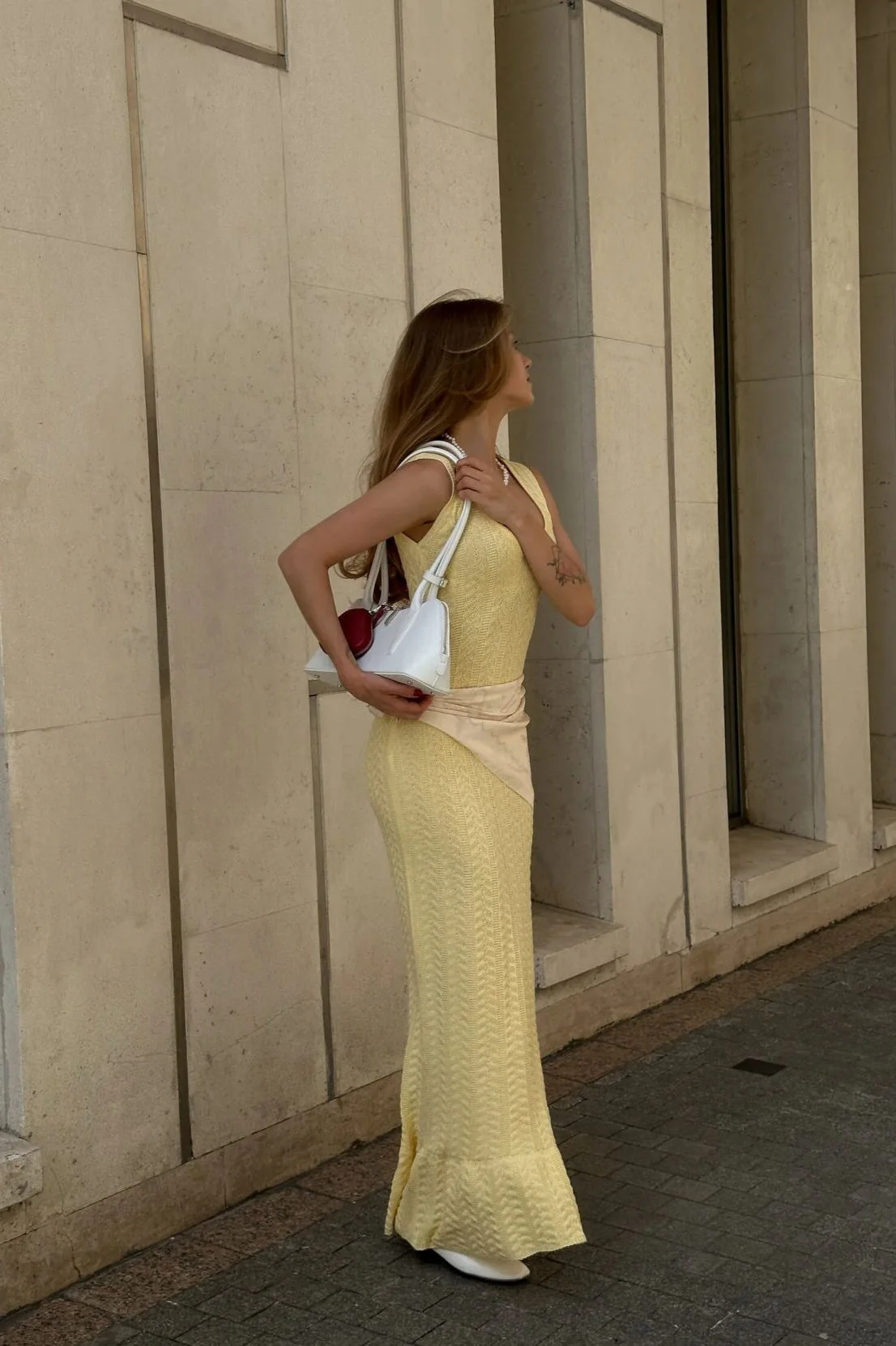 French Style Slimming V-neck Boho Dress - Image 2