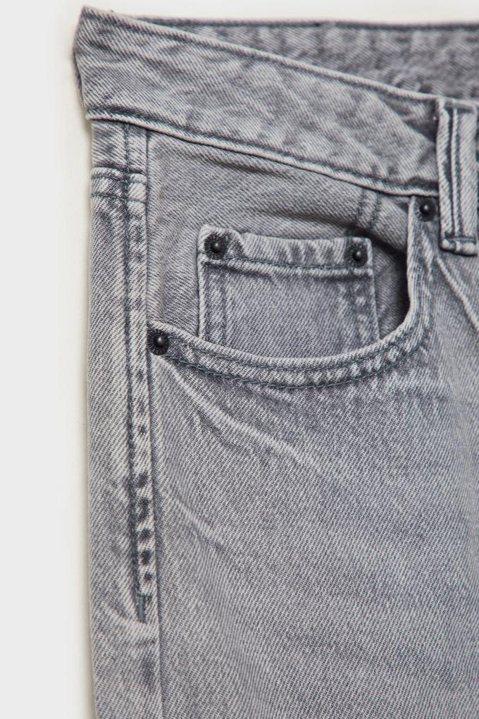 Metal Accent Trendy Wide Leg Jean - Image 6