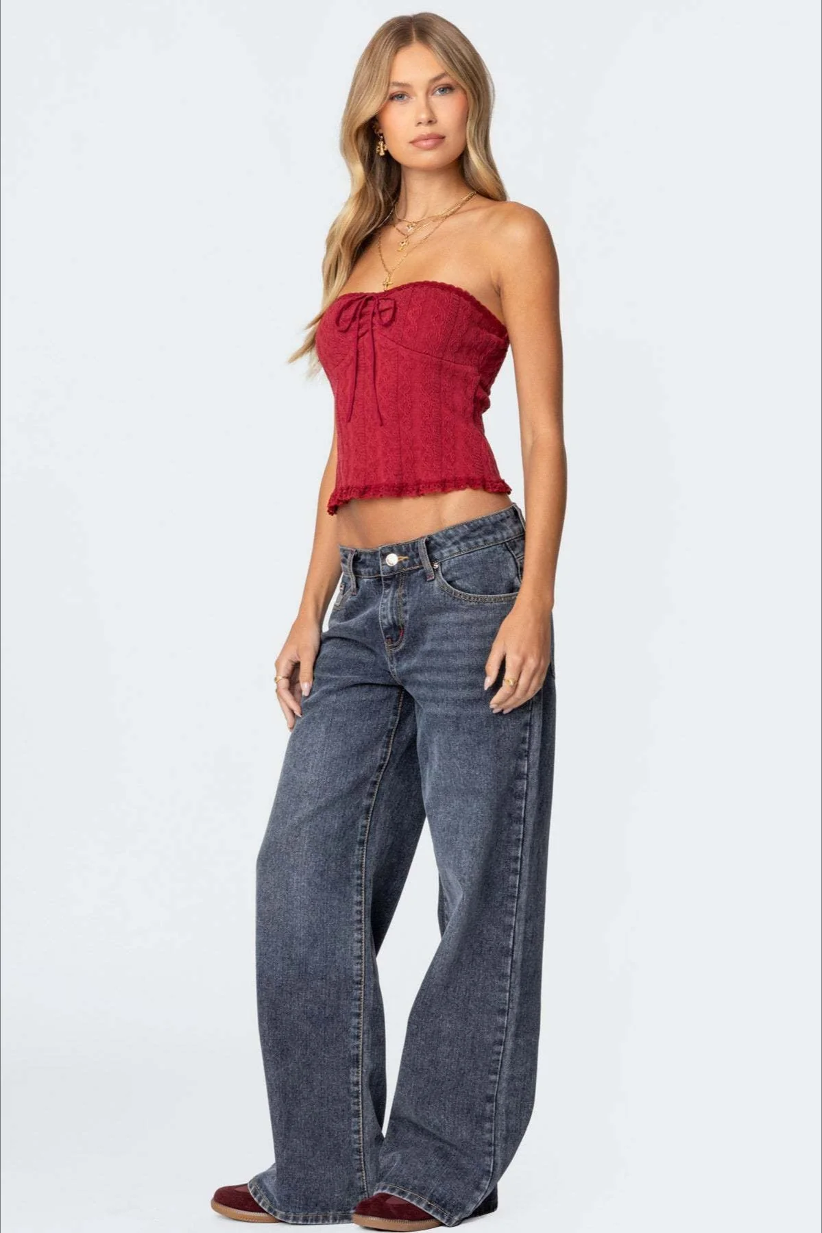 Low Rise Vintage Wide Leg Jean - Image 2