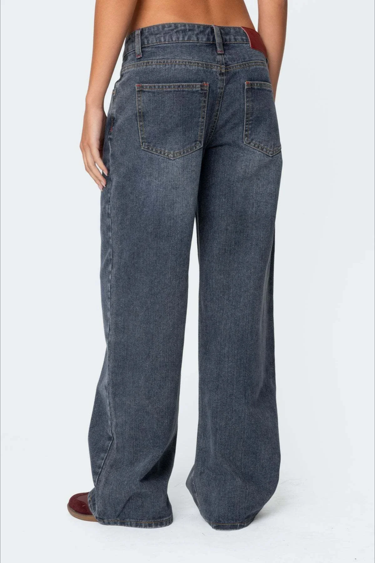 Low Rise Vintage Wide Leg Jean - Image 3