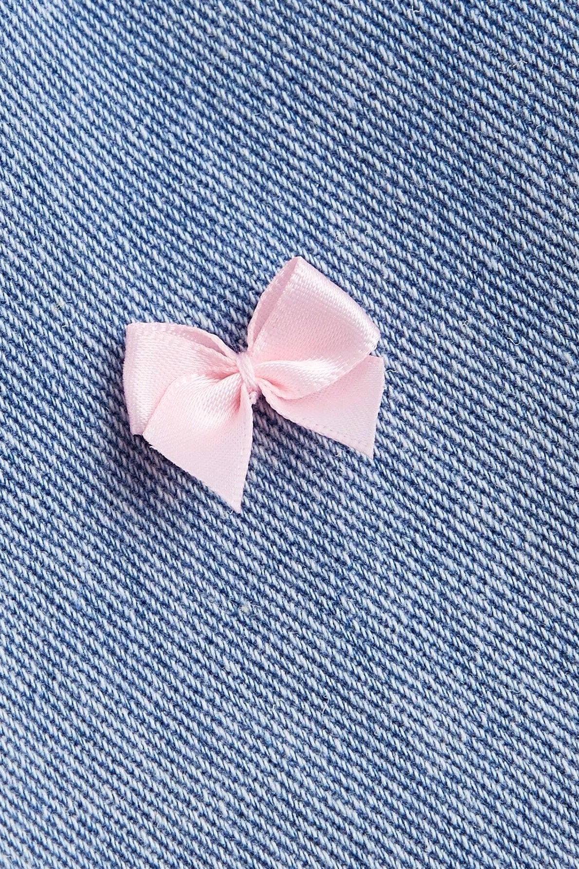 High Waist Washed Bow Wide Leg Jean - Image 7