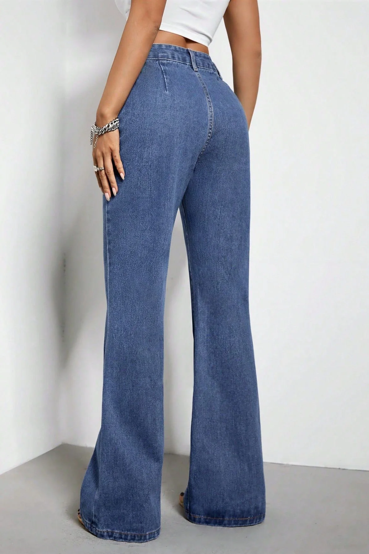 High Rise Straight Cut Jean - Image 2