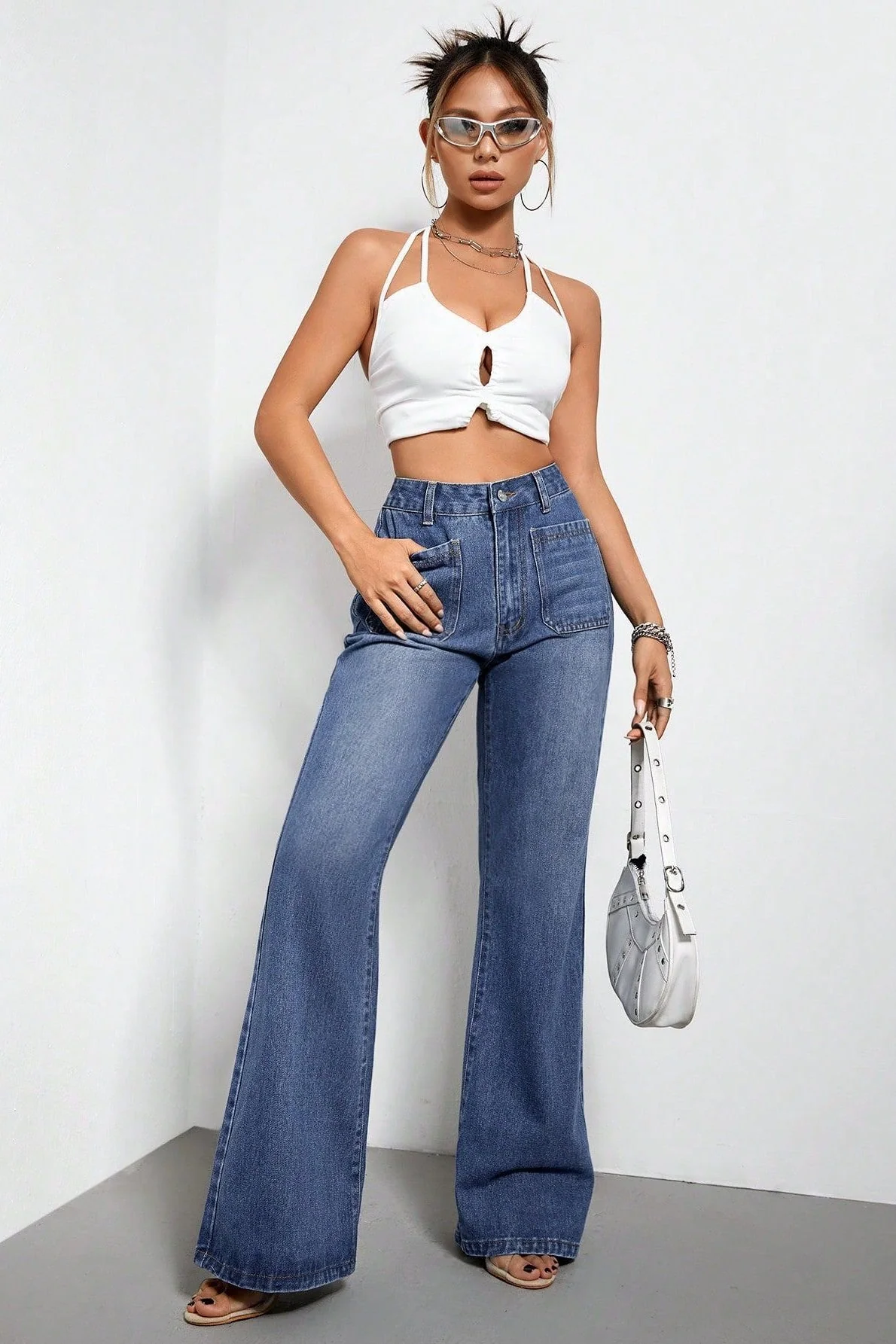 High Rise Straight Cut Jean - Image 4