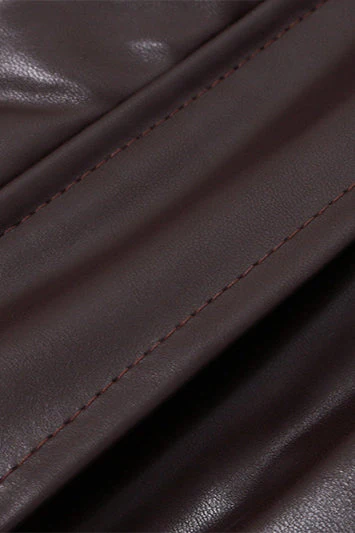 Glossy Finish Moto PU Coat - Image 5