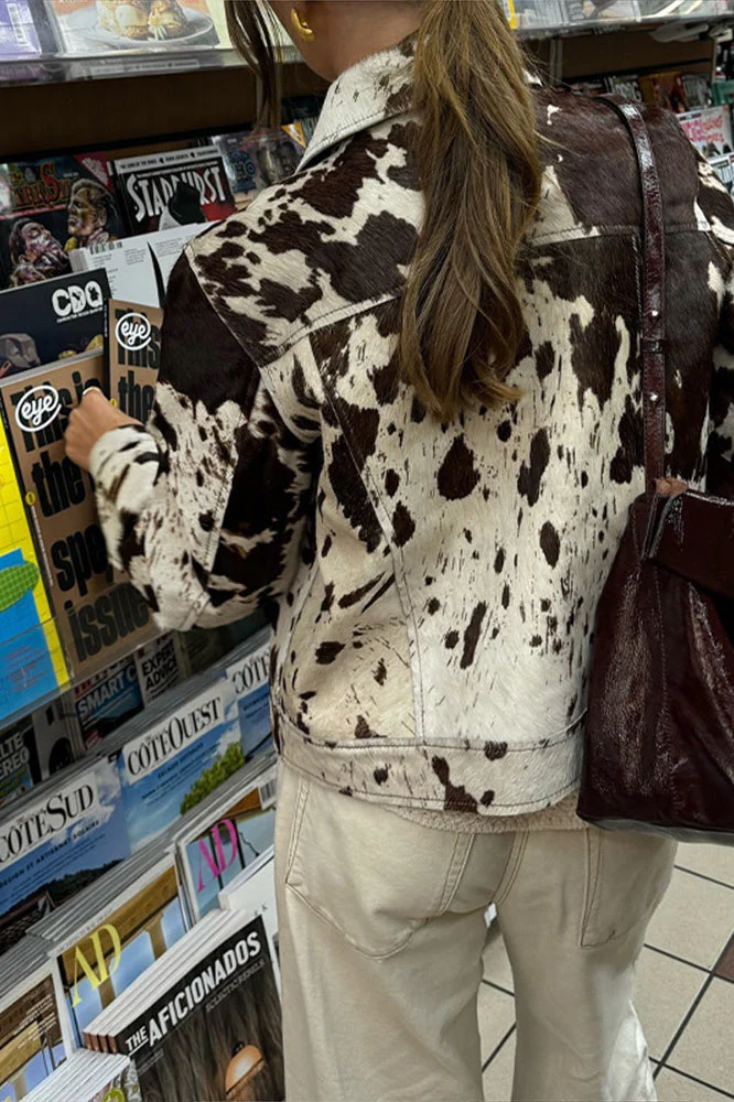Casual Printed Overshirt Coat - Image 4