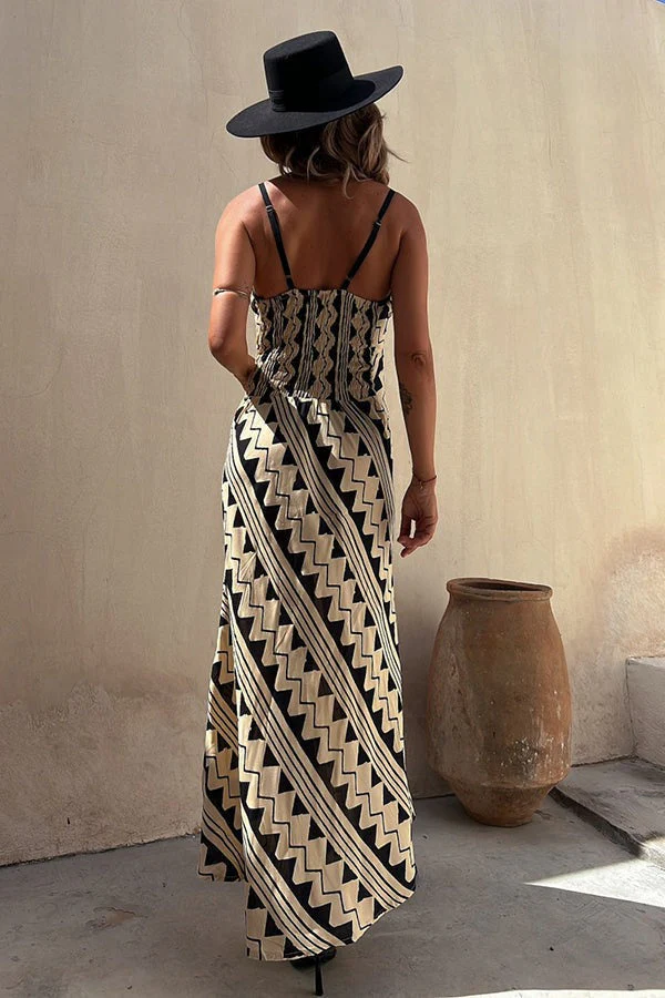 Loose Fit Floral Boho Dress - Image 3