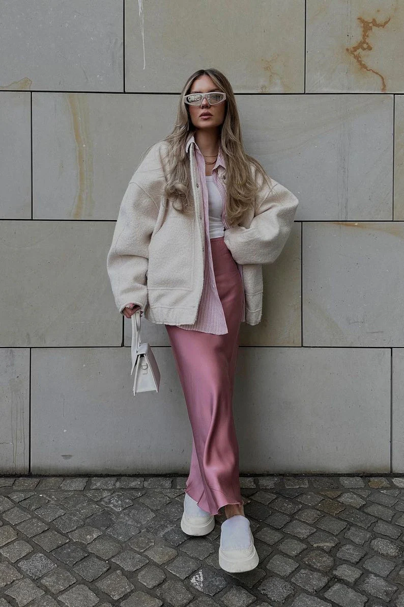 Relaxed Fit Long Sleeve Coat - Image 3