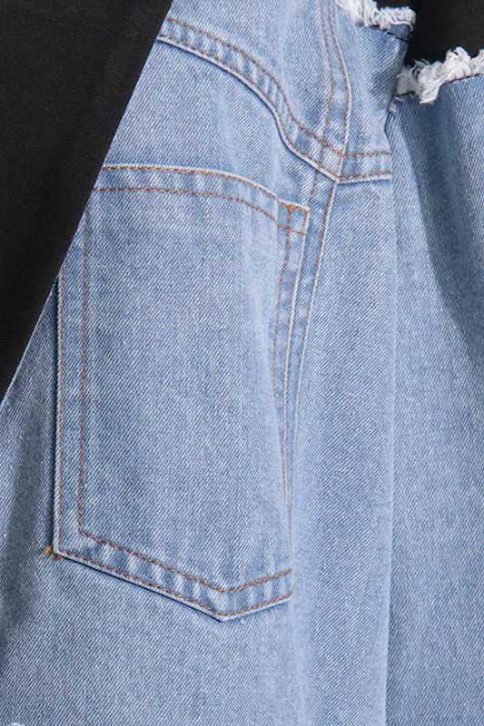 Loose Fit Summer Denim Coat - Image 4