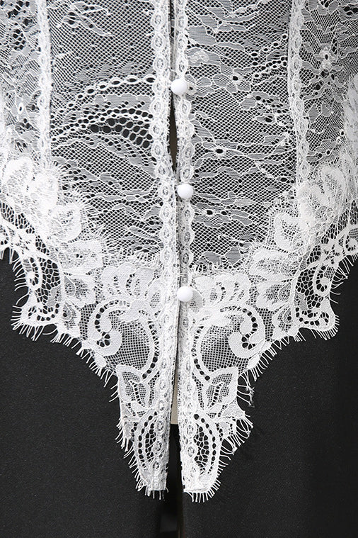 Elegant Lace Corset Coat - Image 5