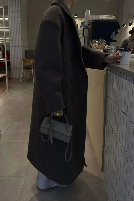 Single-Breasted Winter Coat - Image 3